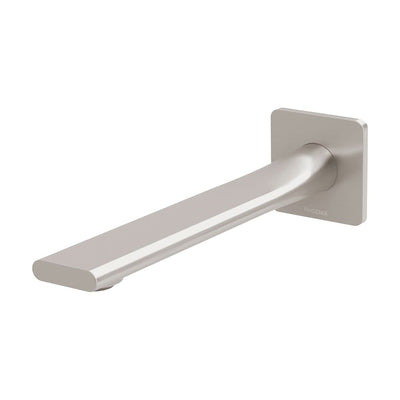 Phoenix Teel Wall Basin Outlet 200mm, Brushed Nickel