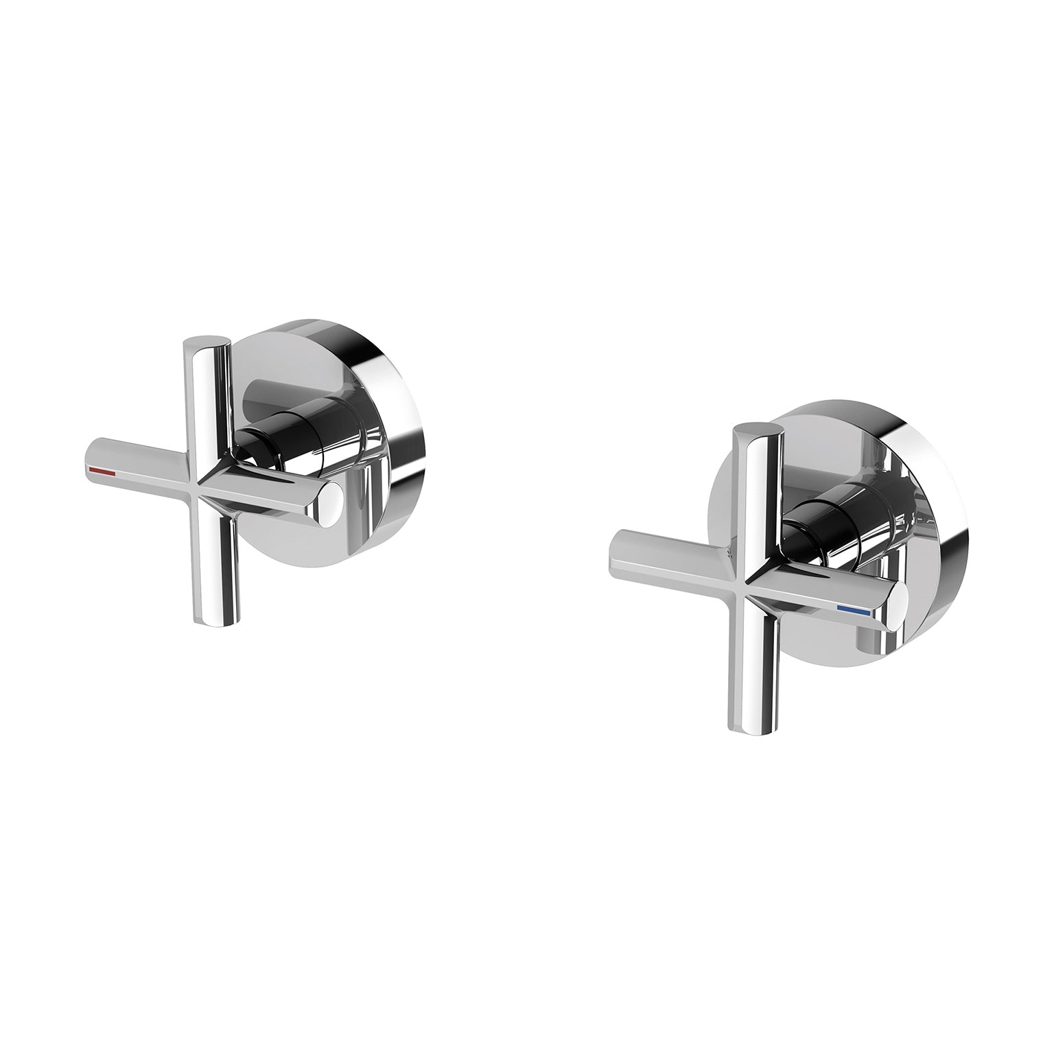 Phoenix Vivid Slimline Plus Wall Top Assemblies, Brushed Gold