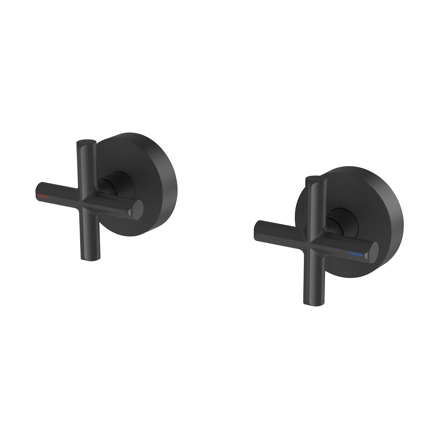 Phoenix Vivid Slimline Plus Wall Top Assemblies, Matte Black