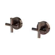 Phoenix Vivid Slimline Plus Wall Top Assemblies - Lead Free, Brushed Bronze