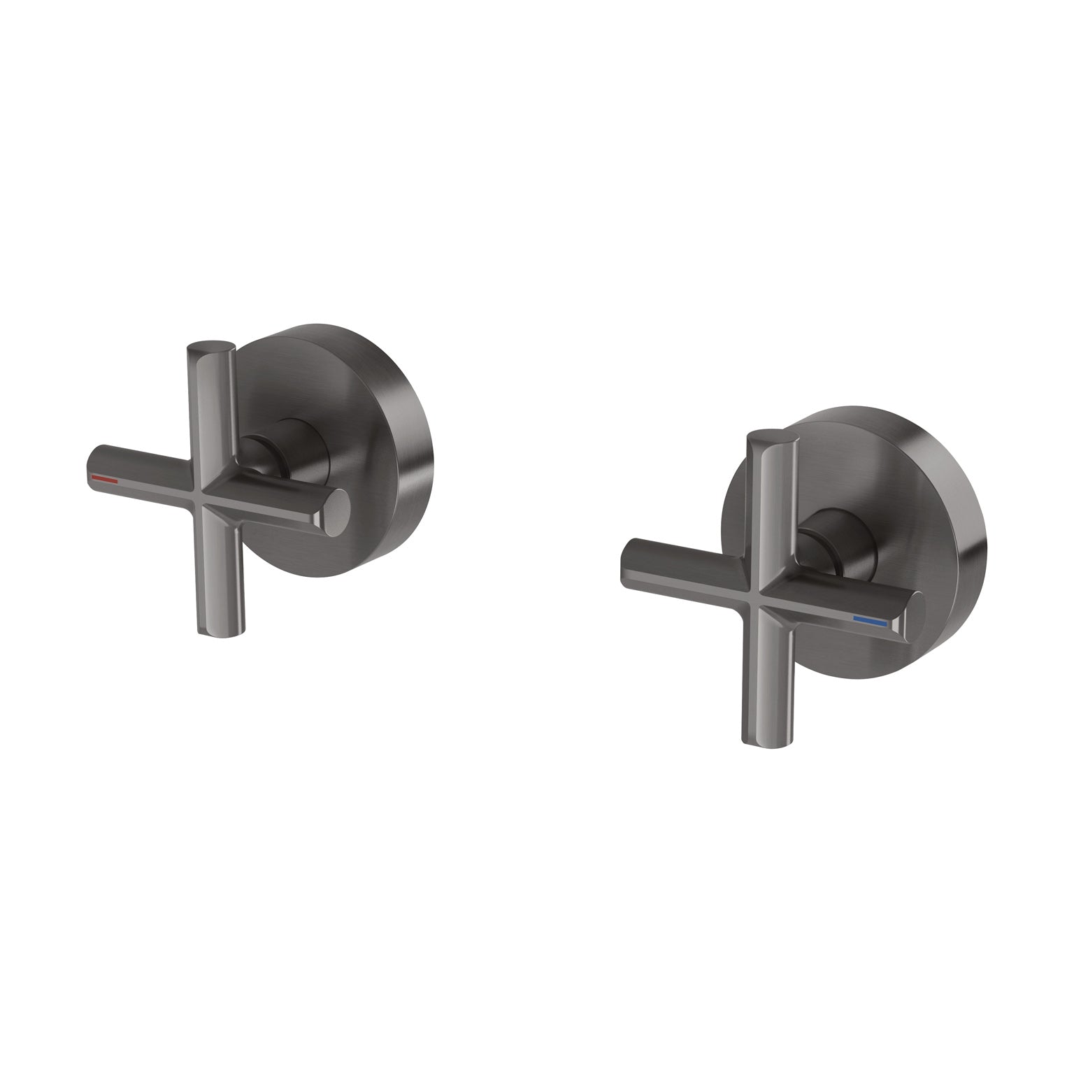Phoenix Vivid Slimline Plus Wall Top Assemblies, Brushed Carbon
