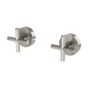 Phoenix Vivid Slimline Plus Wall Top Assemblies, Brushed Nickel