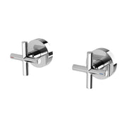 Phoenix Vivid Slimline Plus Wall Top Assemblies 15mm Extended Spindles, Chrome