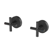 Phoenix Vivid Slimline Plus Wall Top Assemblies 15mm Extended Spindles, Matte Black