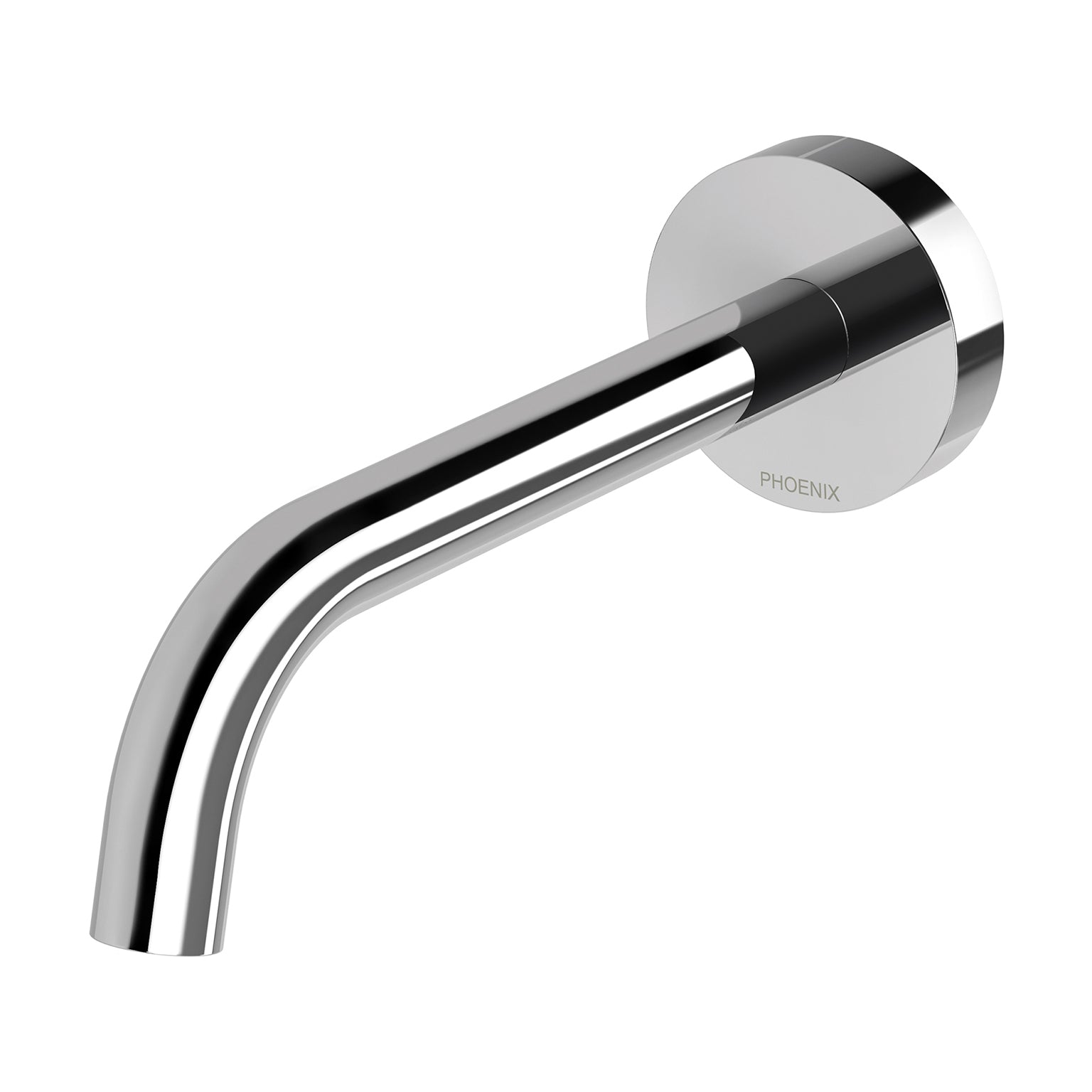 Phoenix Vivid Slimline Plus Wall Basin / Bath Outlet 180mm, Chrome