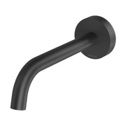 Phoenix Vivid Slimline Plus Wall Basin / Bath Outlet 180mm, Matte Black
