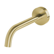 Phoenix Vivid Slimline Plus Wall Basin / Bath Outlet 180mm, Brushed Gold