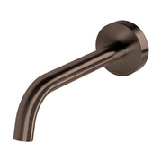 Phoenix Vivid Slimline Plus Wall Basin / Bath Outlet 180mm - Lead Free, Brushed Bronze