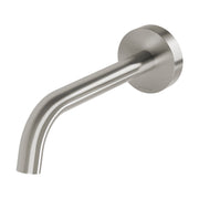 Phoenix Vivid Slimline Plus Wall Basin / Bath Outlet 180mm, Brushed Nickel