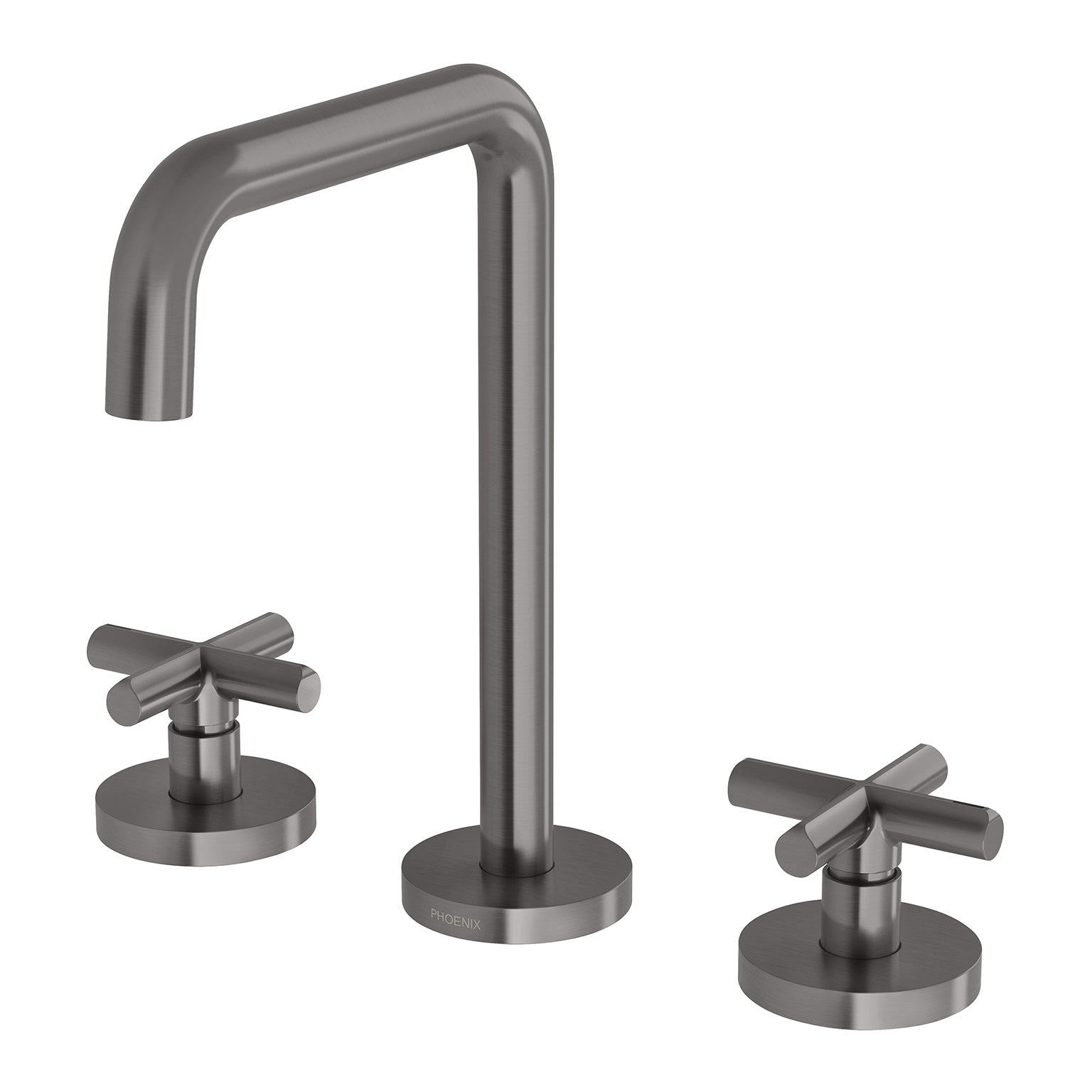 Phoenix Vivid Slimline Plus Basin Set, Brushed Carbon
