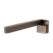 Phoenix Designer Swivel Bath Outlet 230mm Square, Brushed Bronze