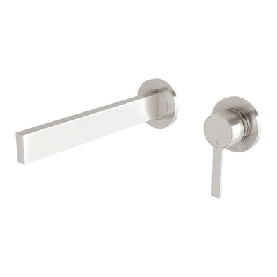 Phoenix Lexi MKII SwitchMix Wall Bath Mixer Set 200mm (Complete Kit), Brushed Nickel