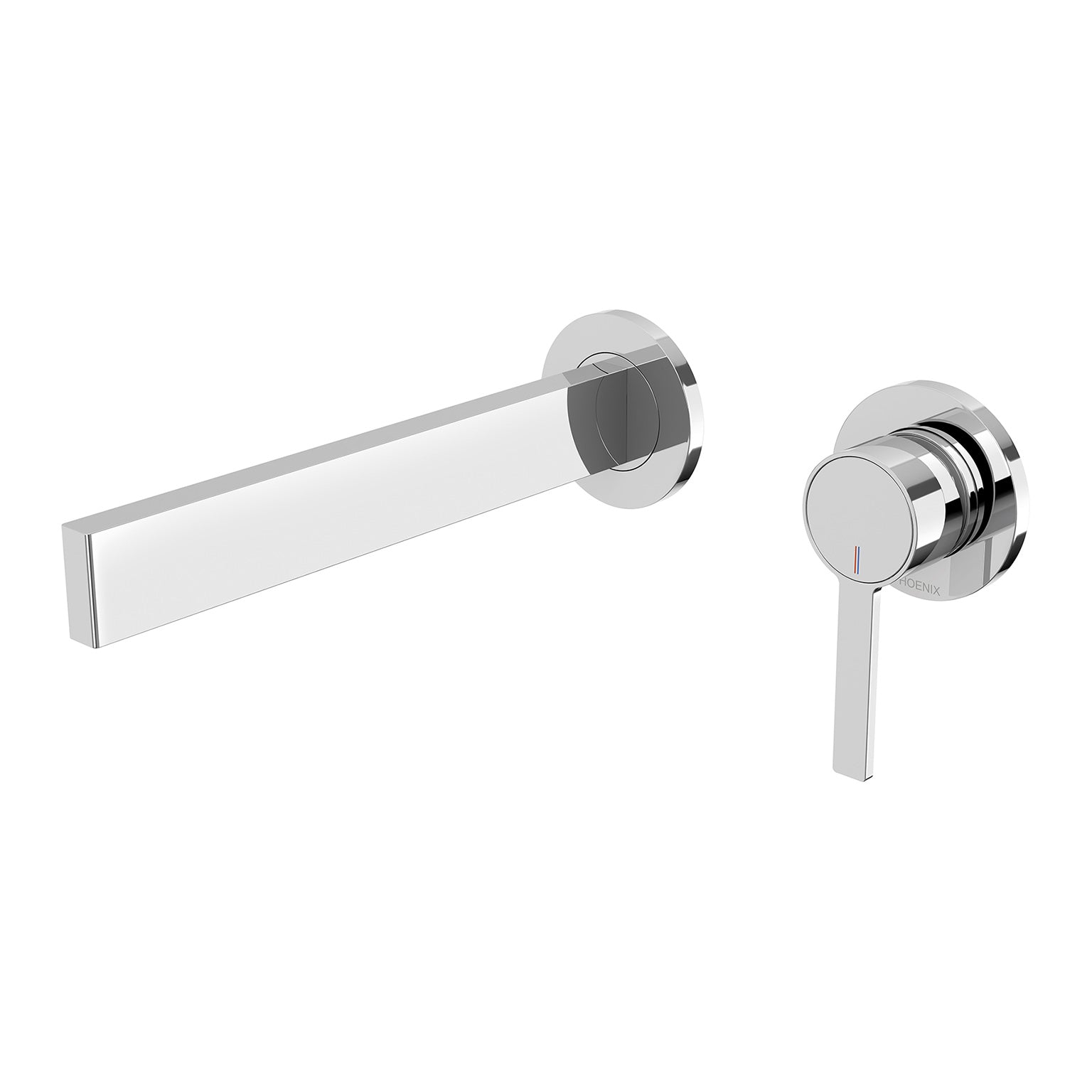 Phoenix Lexi MKII SwitchMix Wall Bath Mixer Set 200mm Fit-Off Kit, Chrome