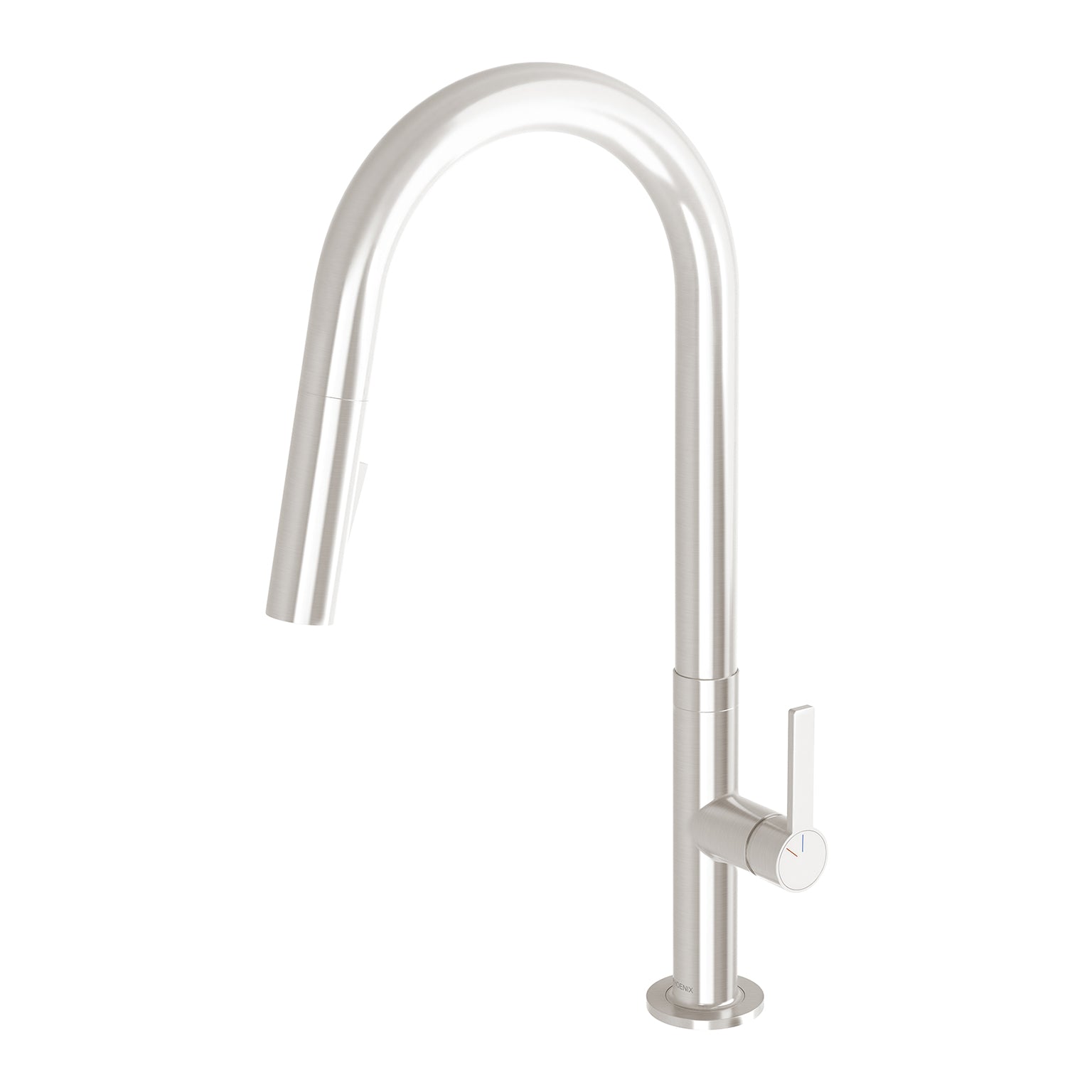 Phoenix Lexi MKII Pull Out Sink Mixer 200mm, Brushed Nickel