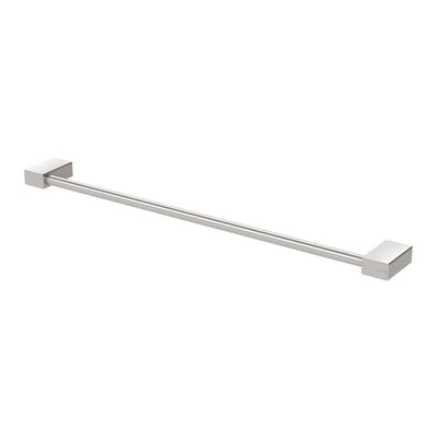 Phoenix Lexi MKII Single Towel Rail 600mm, Brushed Nickel