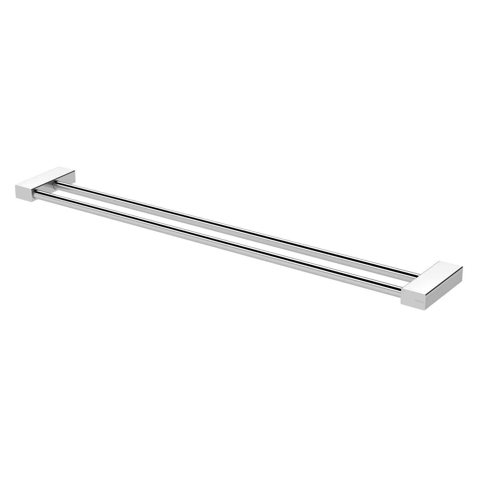 Phoenix Lexi MKII Double Towel Rail 800mm, Chrome