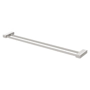 Phoenix Lexi MKII Double Towel Rail 800mm, Brushed Nickel