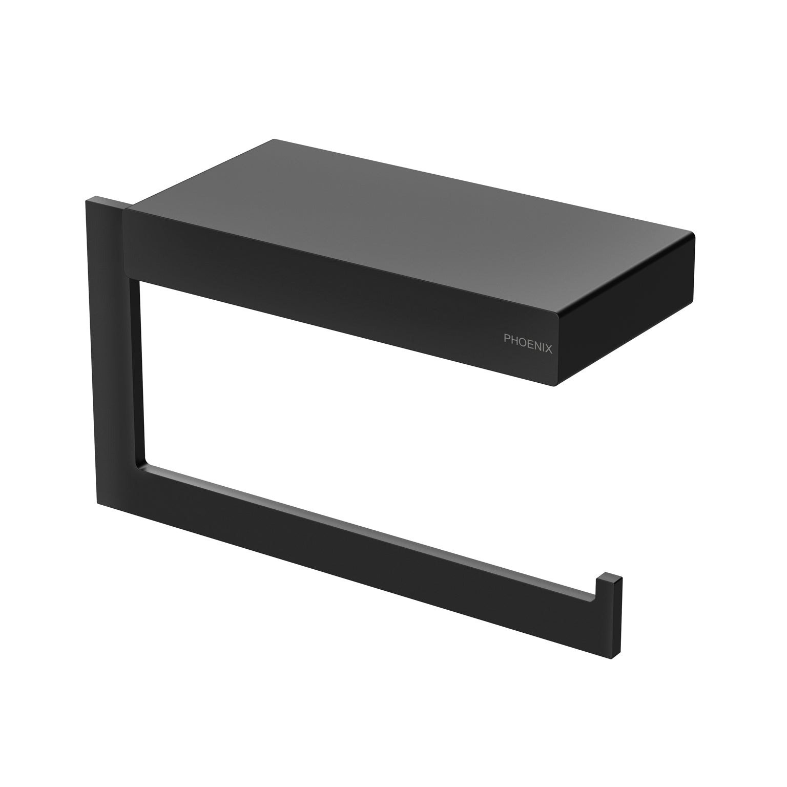 Phoenix Lexi MKII Toilet Roll Holder, Matte Black