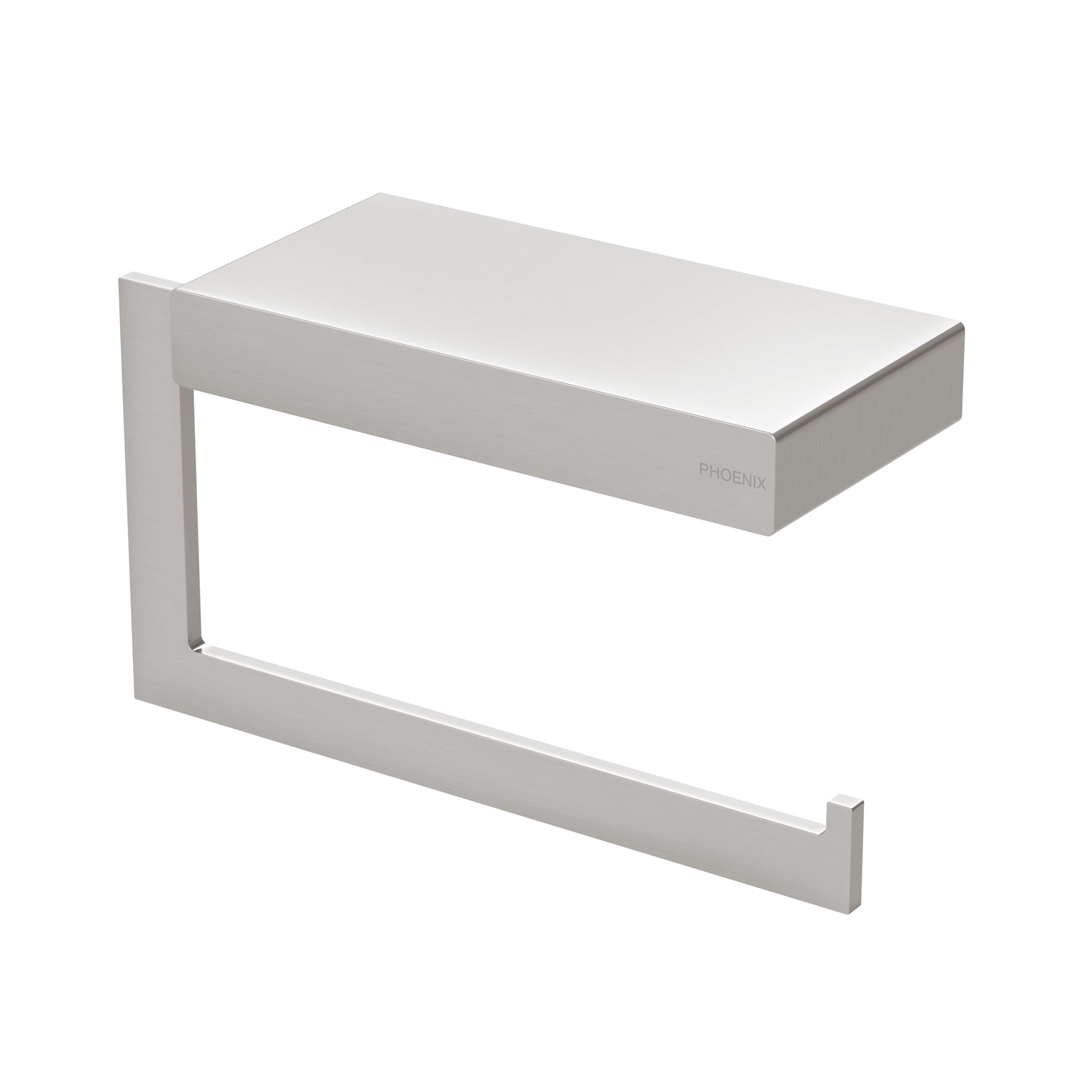 Phoenix Lexi MKII Toilet Roll Holder, Brushed Nickel
