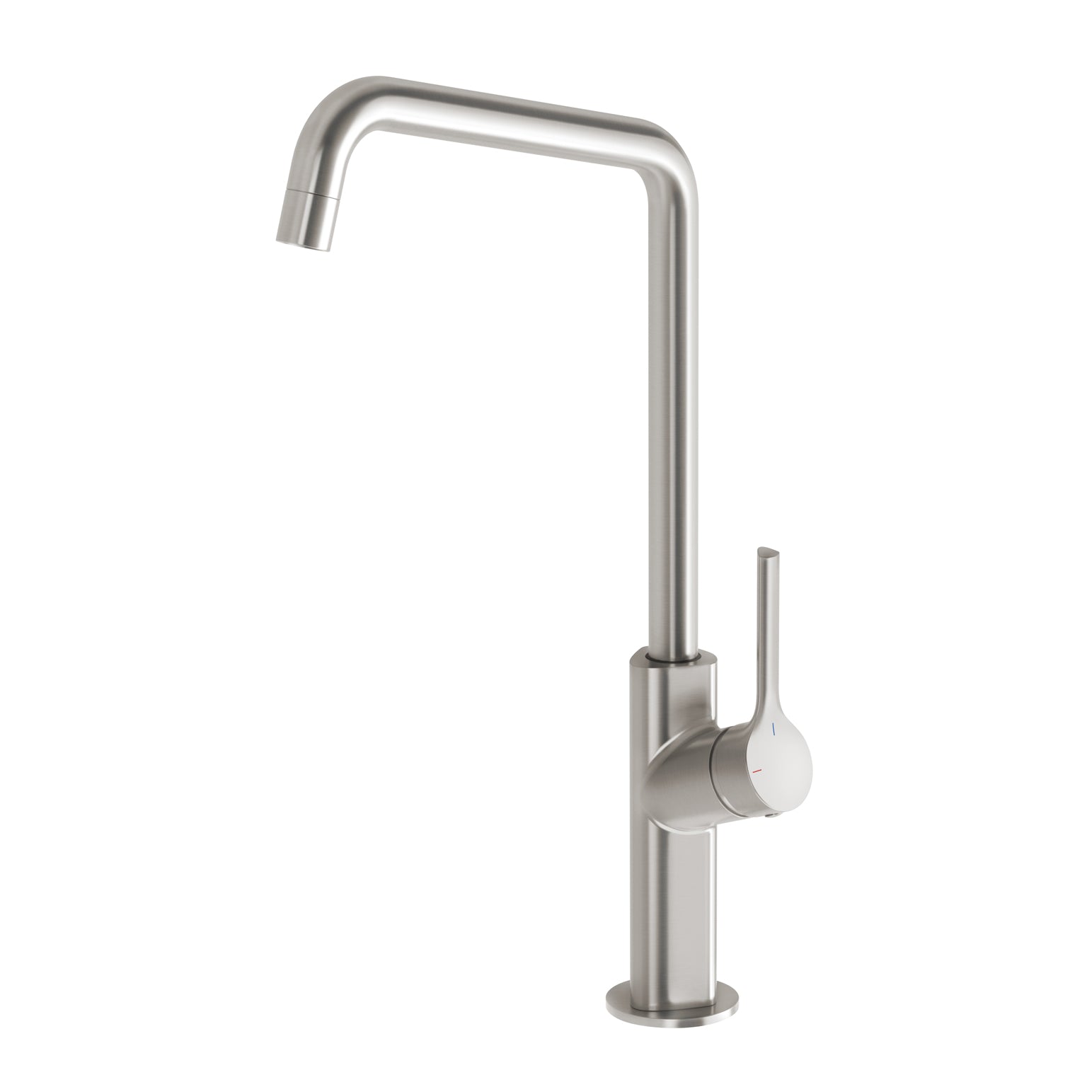 Phoenix Ester Sink Mixer 200mm Squareline, Brushed Nickel
