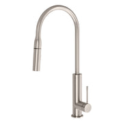 Phoenix Deja Pull Out Sink Mixer 220mm, Brushed Nickel