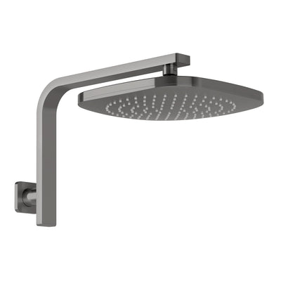 Phoenix Nuage High-Rise Shower Arm and Rose, Brushed Carbon