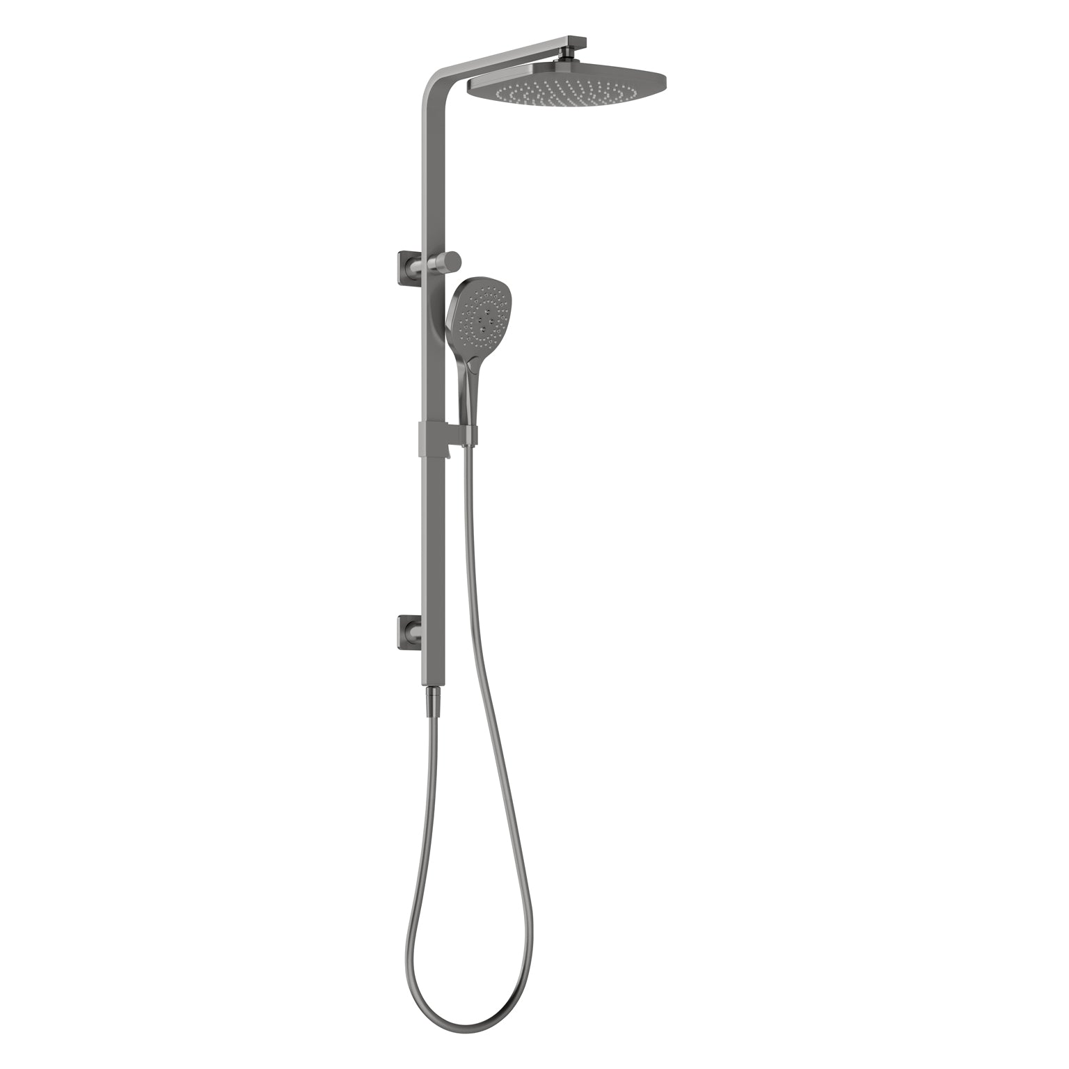 Phoenix Nuage Twin Shower, Brushed Carbon