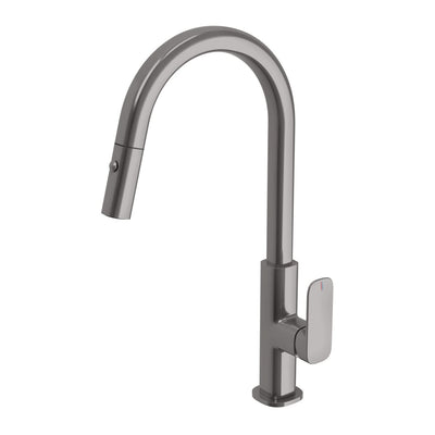 Phoenix Nuage Pull Out Sink Mixer 200mm - Lead Free, Brushed Carbon