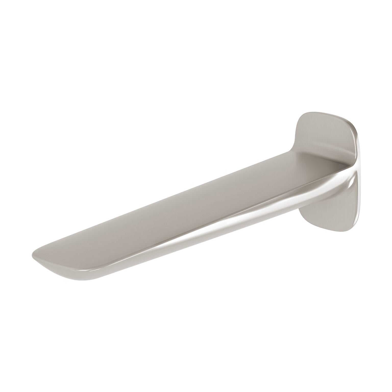 Phoenix Nuage Wall Basin / Bath Outlet 200mm, Brushed Nickel