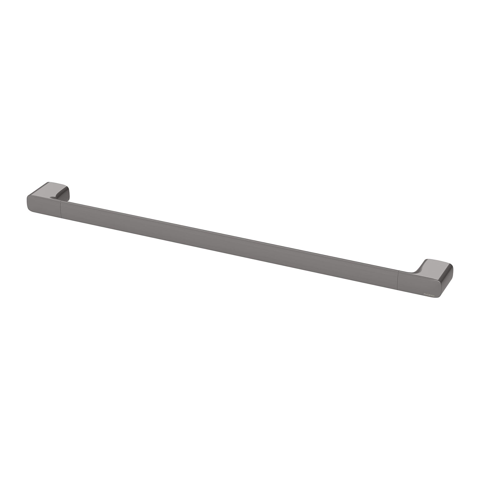 Phoenix Nuage Single Towel Rail 600mm, Brushed Carbon