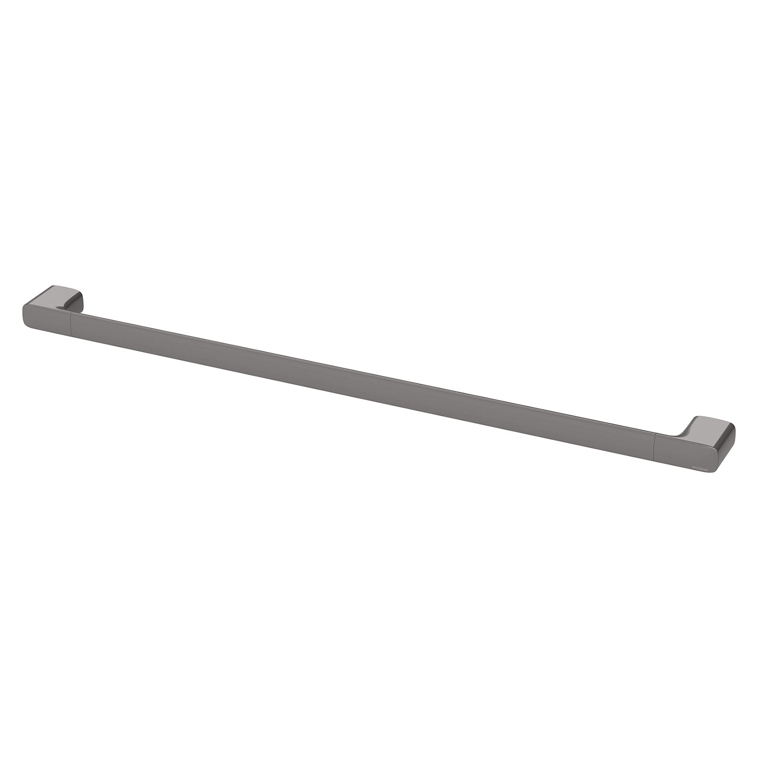 Phoenix Nuage Single Towel Rail 800mm, Brushed Carbon