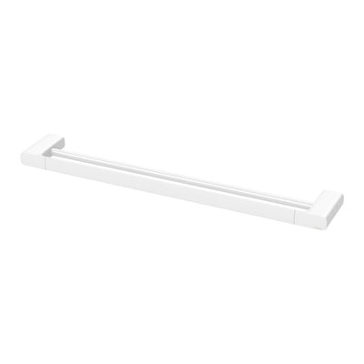 Phoenix Nuage Double Towel Rail 600mm, Matte White