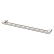 Phoenix Nuage Double Towel Rail 800mm, Brushed Nickel