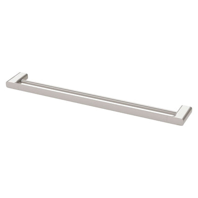 Phoenix Nuage Double Towel Rail 800mm, Brushed Nickel