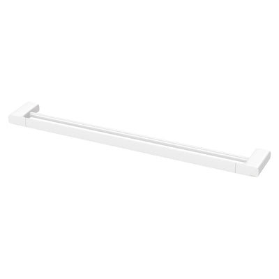 Phoenix Nuage Double Towel Rail 800mm, Matte White