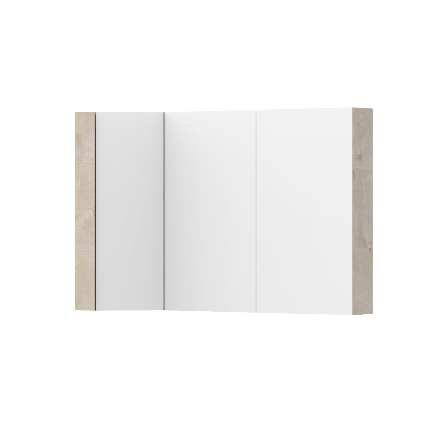 ADP Glacier Offset Corner Shaving Cabinet