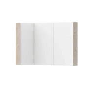 ADP Glacier Offset Corner Shaving Cabinet - 1200mm 3 Doors Left Corner