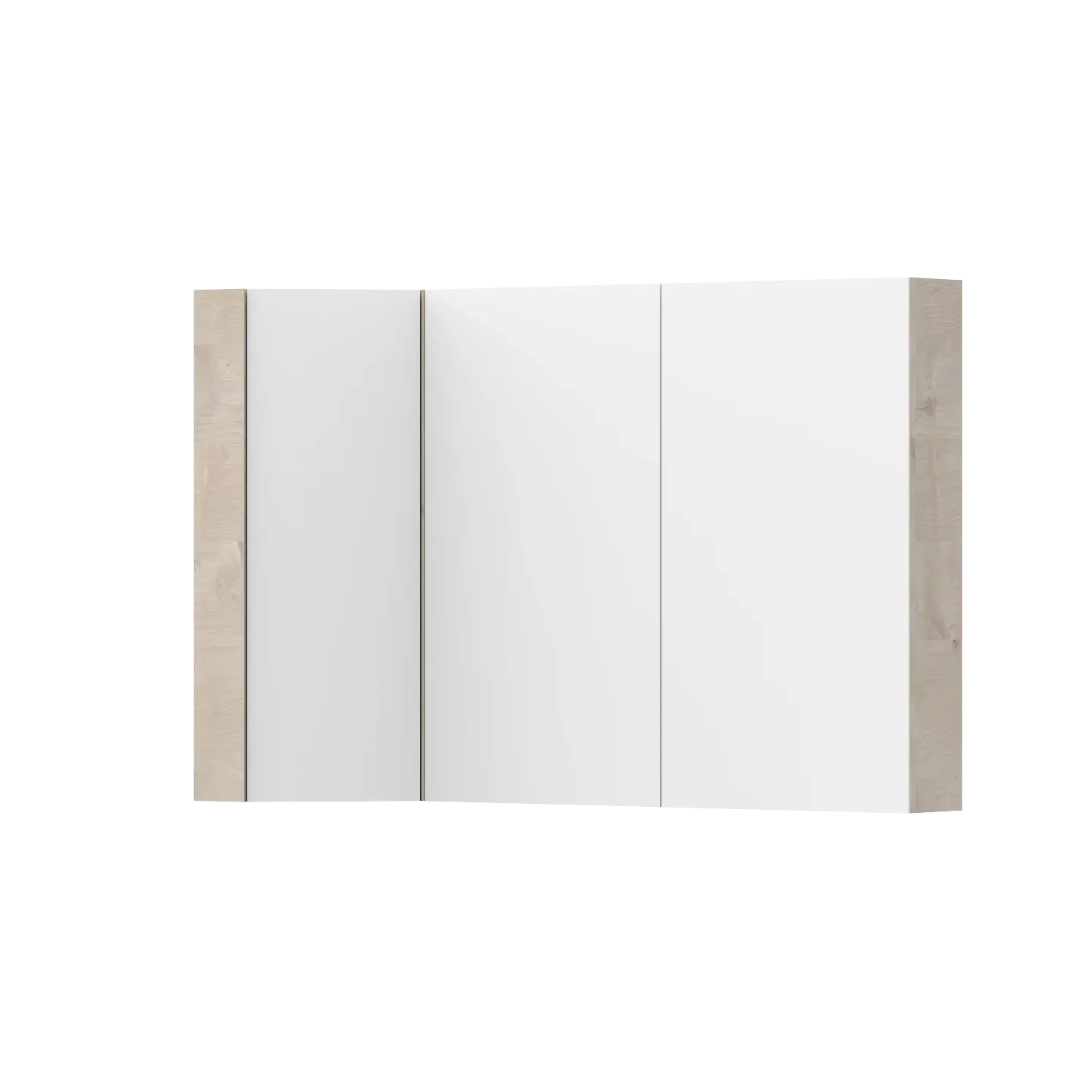 ADP Glacier Offset Corner Shaving Cabinet - 1200mm 3 Doors Left Corner