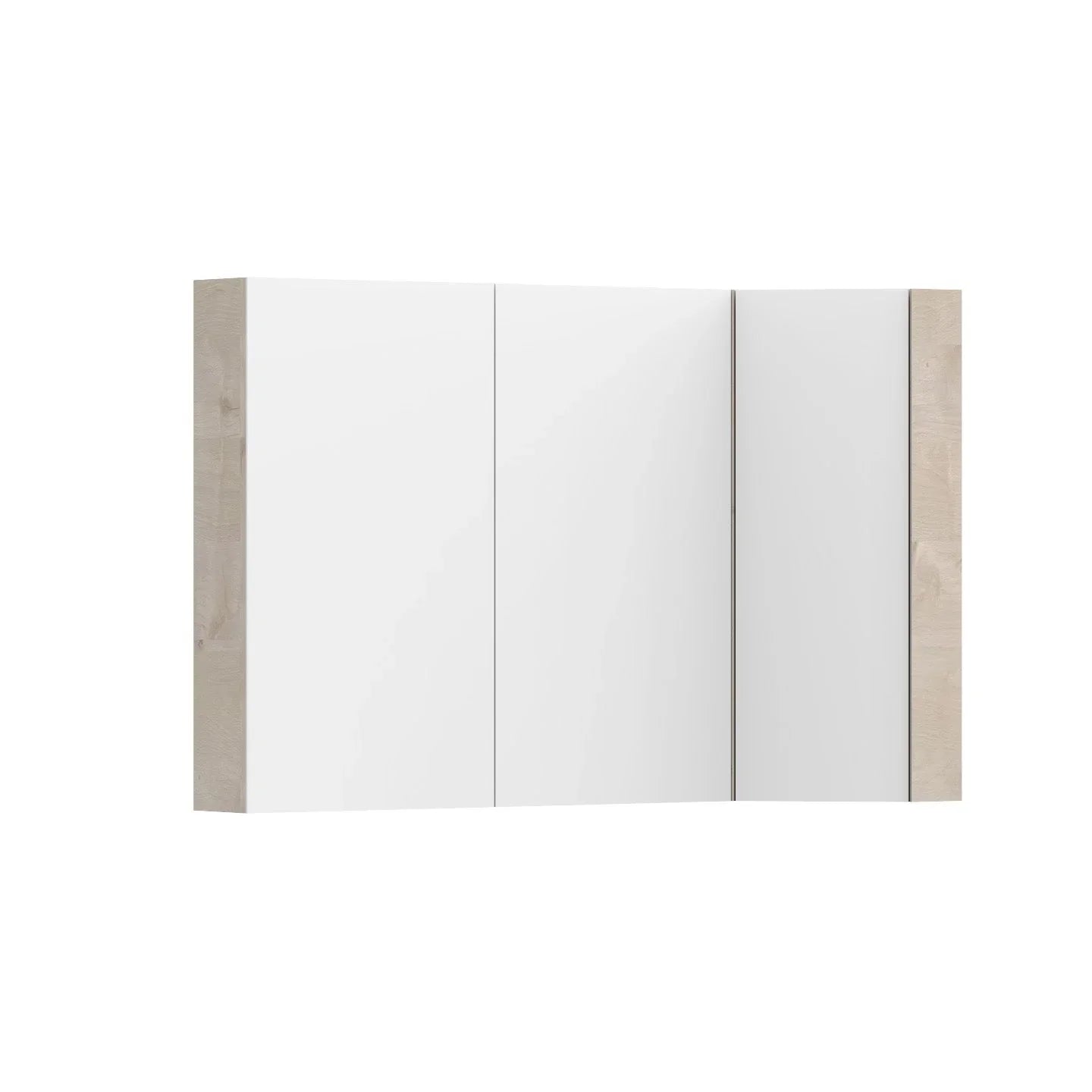 ADP Glacier Offset Corner Shaving Cabinet - 1200mm 3 Doors Right Corner