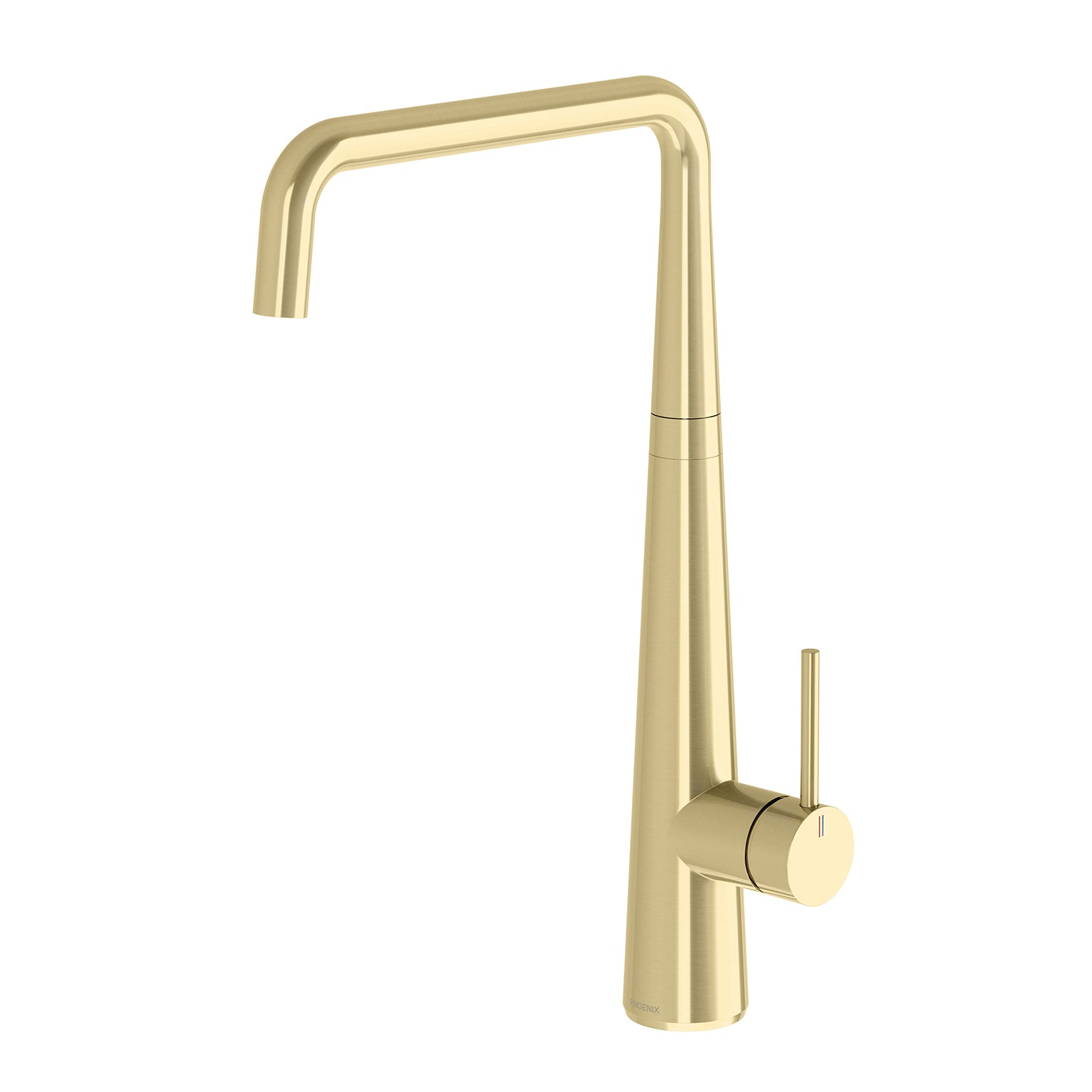 Phoenix Erlen Sink Mixer 210mm Squareline, Brushed Gold