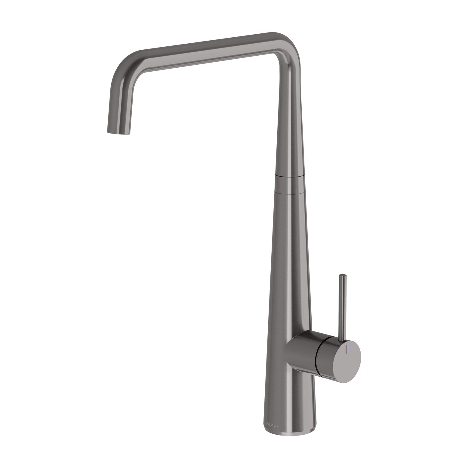 Phoenix Erlen Sink Mixer 210mm Squareline, Brushed Carbon