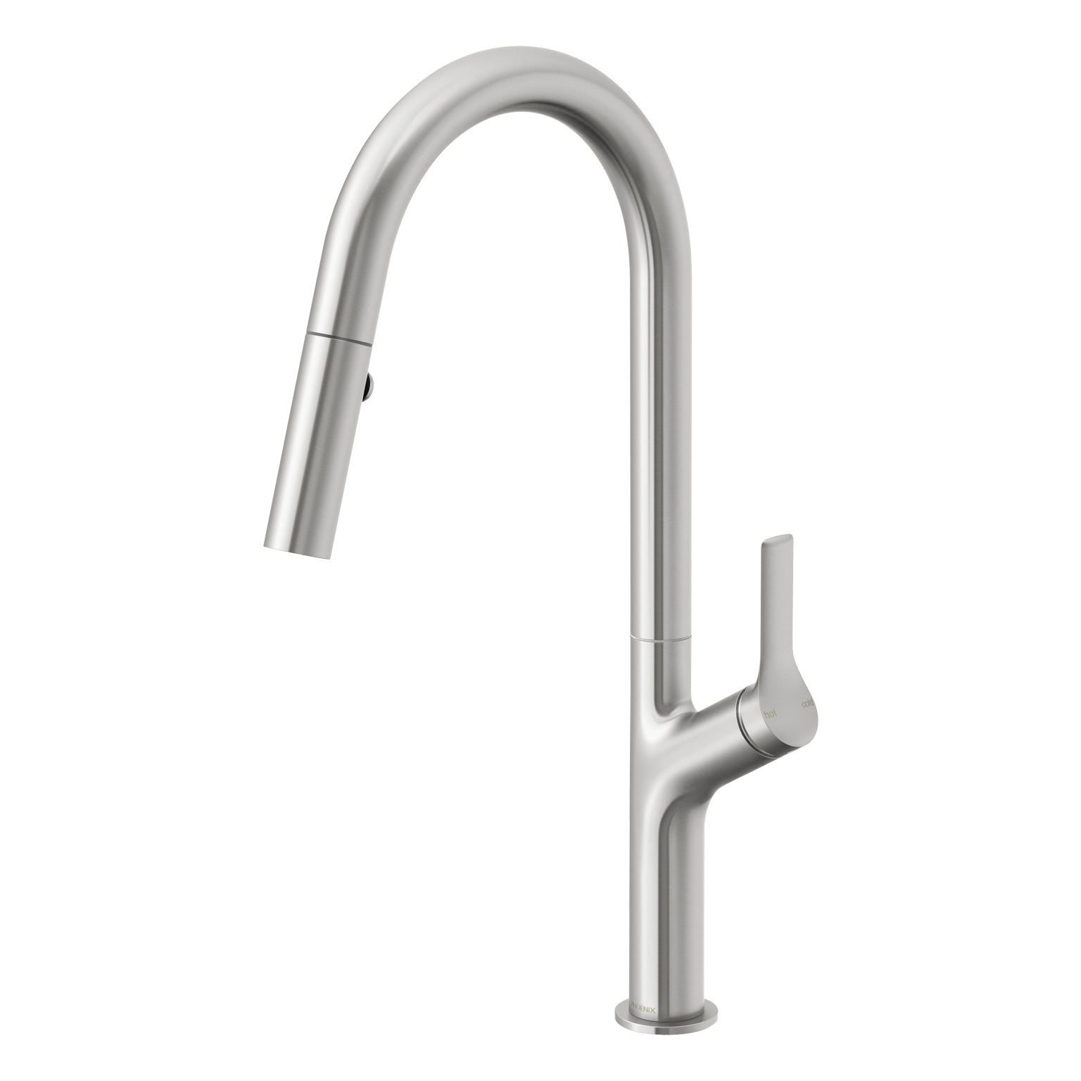Phoenix Linq Pull Out Sink Mixer 316 SS 220mm, Stainless Steel