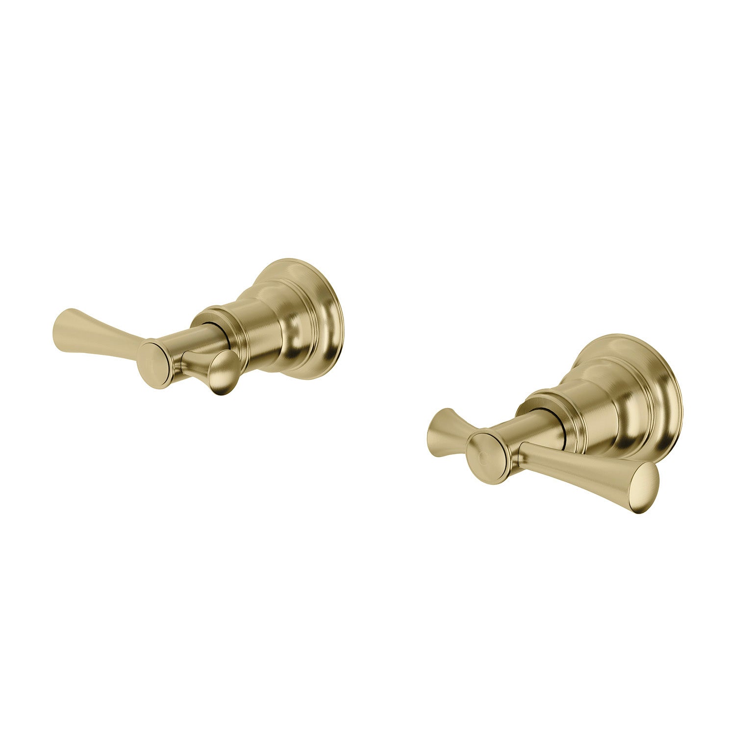Phoenix Cromford Wall Top Assemblies, Brushed Gold