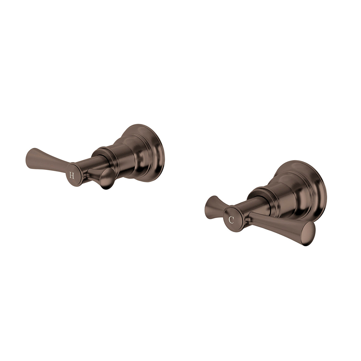 Phoenix Cromford Wall Top Assemblies - Lead Free, Brushed Bronze