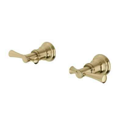 Phoenix Cromford Wall Top Assemblies 15mm Extended Spindles - Lead Free, Brushed Gold