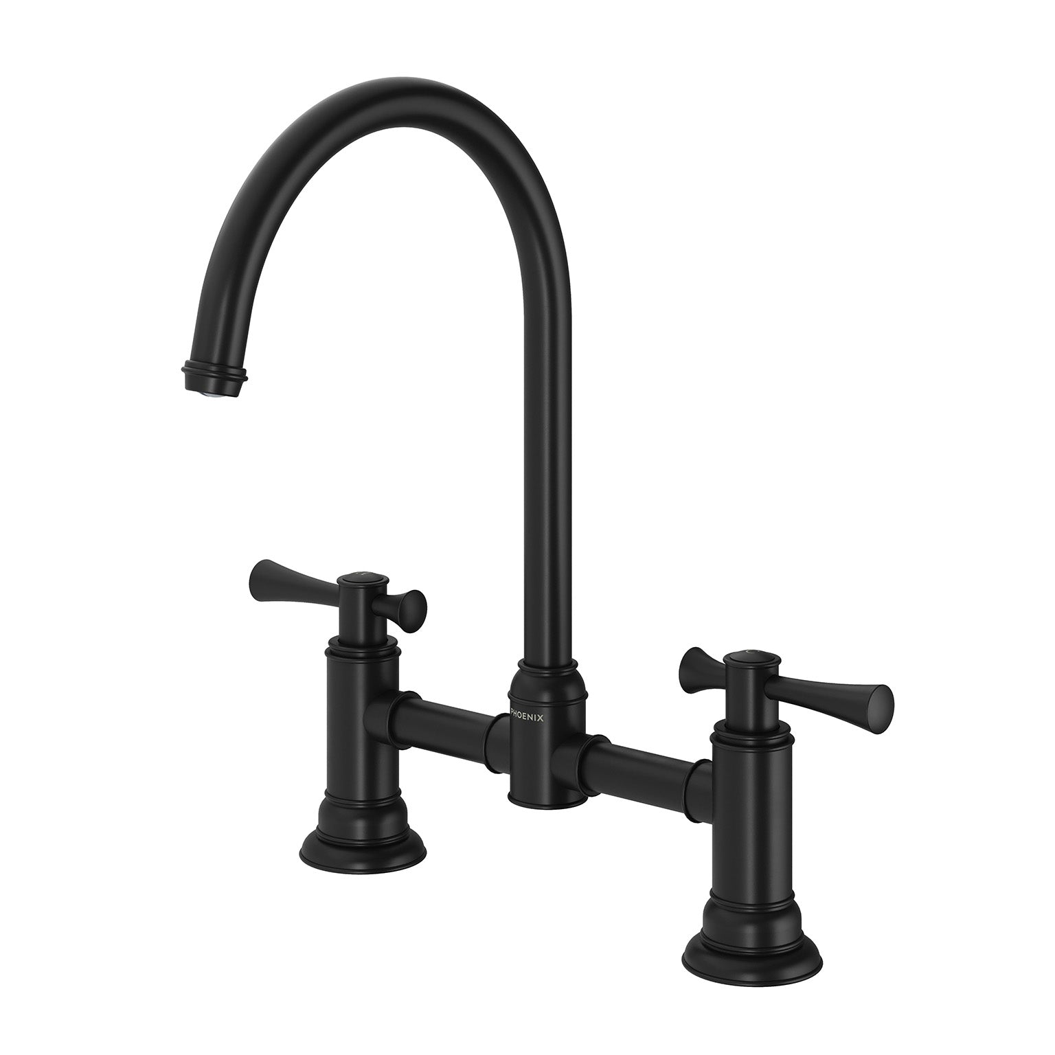 Phoenix Cromford Exposed Sink Set, Matte Black