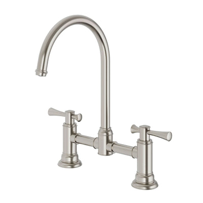 Phoenix Cromford Exposed Sink Set 180mm - Lead Free, Brushed Nickel