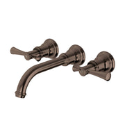 Phoenix Cromford Wall Basin / Bath Set 180mm - Lead Free, Brushed Bronze