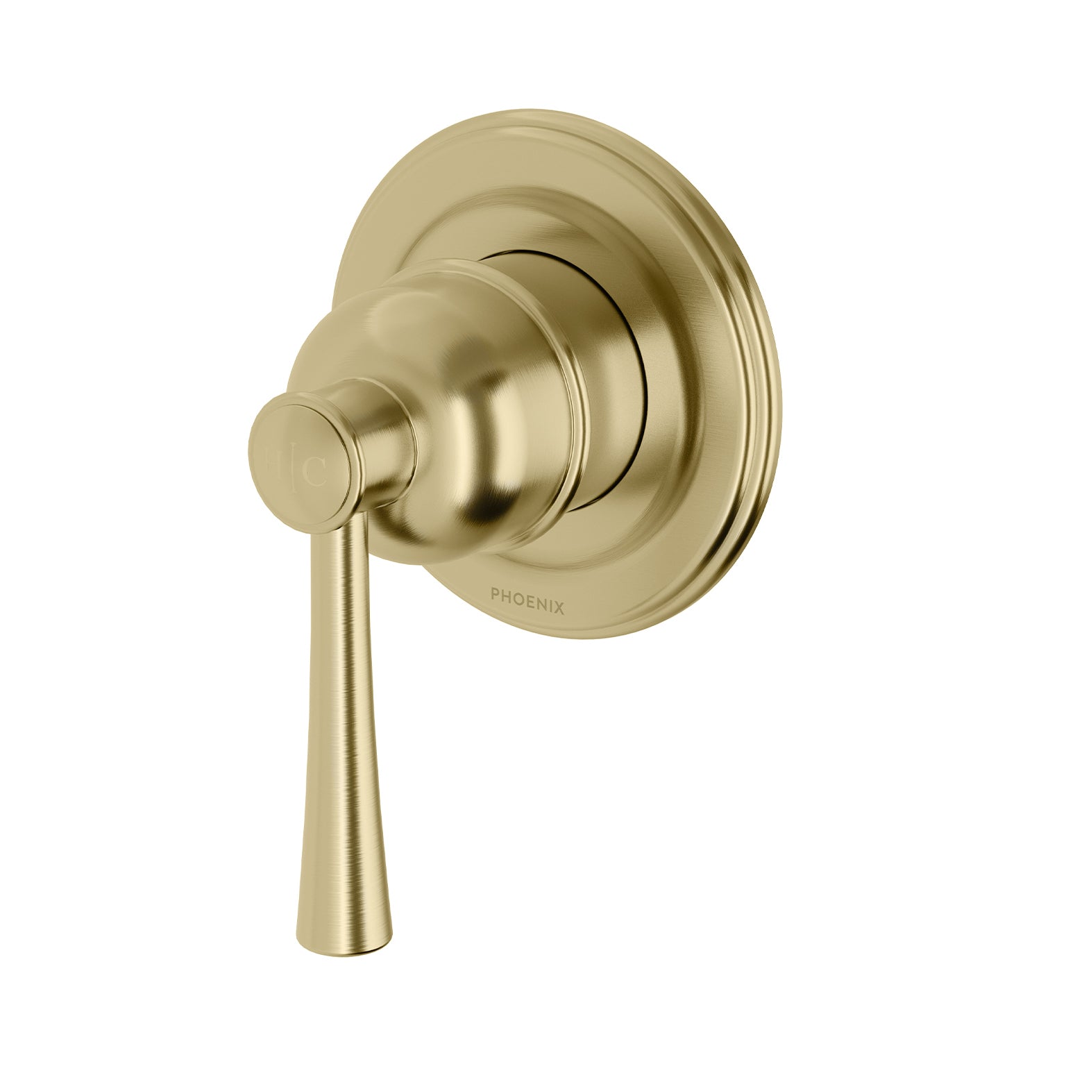 Phoenix Cromford SwitchMix Shower / Wall Mixer Fit-Off Kit, Brushed Gold