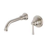 Phoenix Cromford SwitchMix Wall Basin / Bath Mixer Set, Brushed Nickel